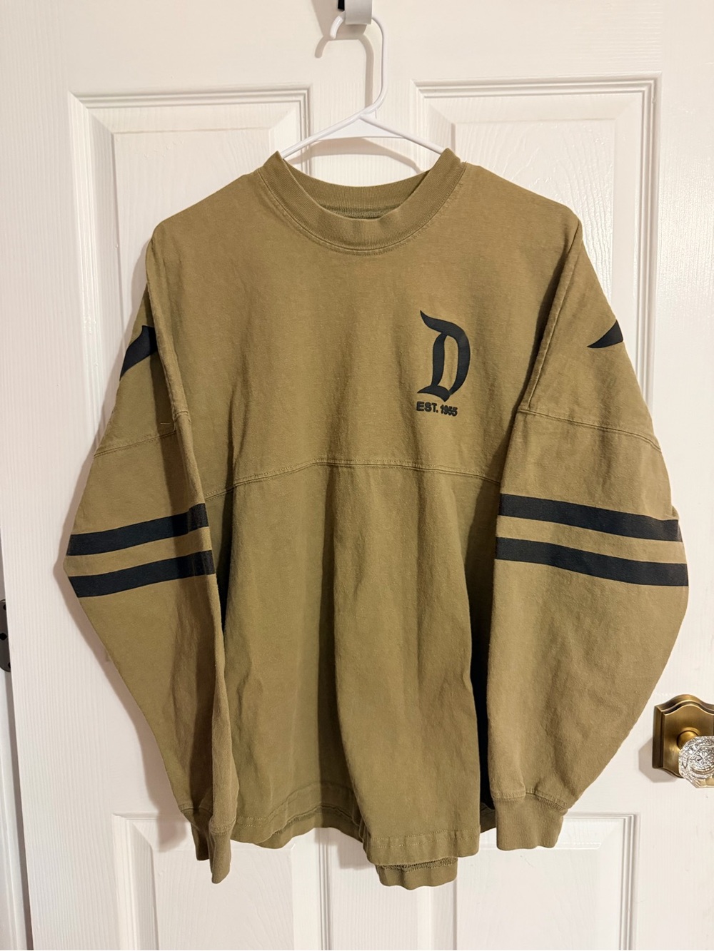 Disney Parks Olive Green Crewneck Spirit Tee